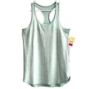 Reebok Legend Singlet Mint Green Racerback Workout Tank Top NWT